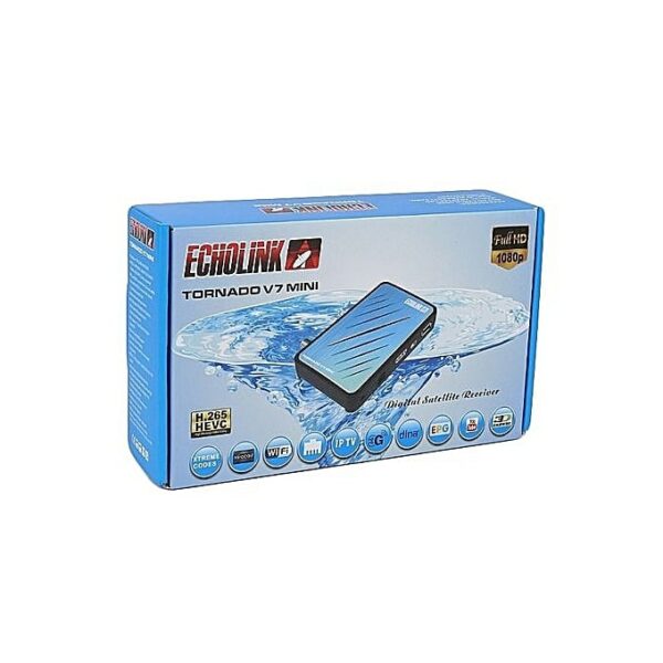 Echolink TORNADO V7 Mini + 24 mois Vanilla+ 12 mois Poptv + 12 mois V-OD