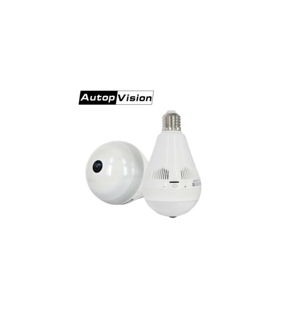 Caméra Ampoule Wifi HD Panoramique 360° Avec Détection De Mouvement