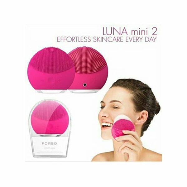 Foreo Luna Brosse Rose Appareil Nettoyante Visage très Douce, Anti-Rides, Anti-âge, Raffermissant Visage