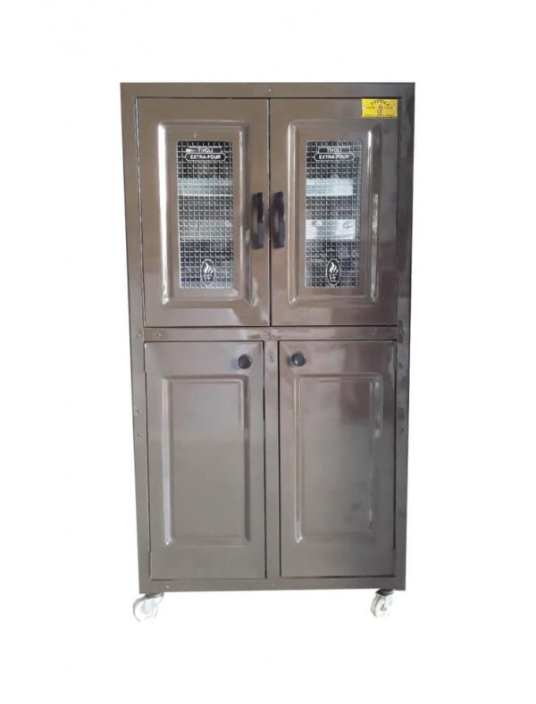Four à gaz Tivoli 60 cm marron avec cache bouteille de gaz