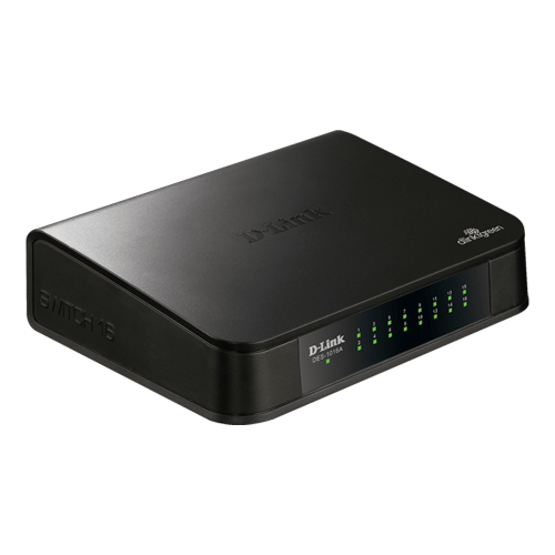 SWITCH DLINK UNMANAGED 16 PORTS 10/100 MBPS DES-1016A/E