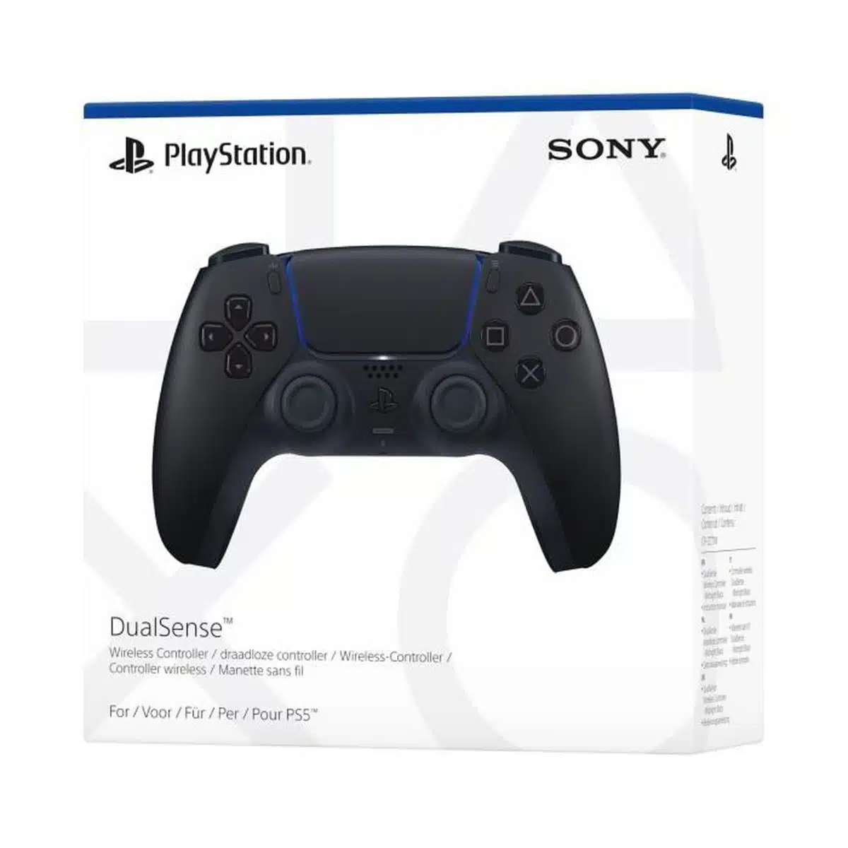 Manette PS5 DualSense Midnight Black - PlayStation Officiel - Electro Mall