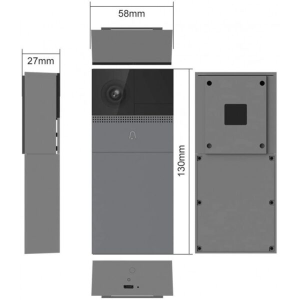 Projecteur Laxihub F1 CAMERA SANS FIL EXT IP65 WIFI FHD DETECTION DE SON ET MOUVEMENT 700006 – Image 3