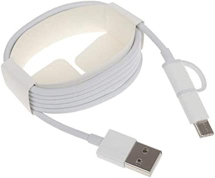 MI 2-IN-1 USB CABLE MICRO USB TO TYPE C (100 CM)