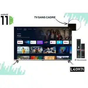 CHIQ 40 Smart TV H7I Android 11.0 FHD – Récepteur Intégré